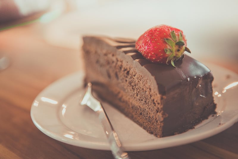 Tree Stump Cake